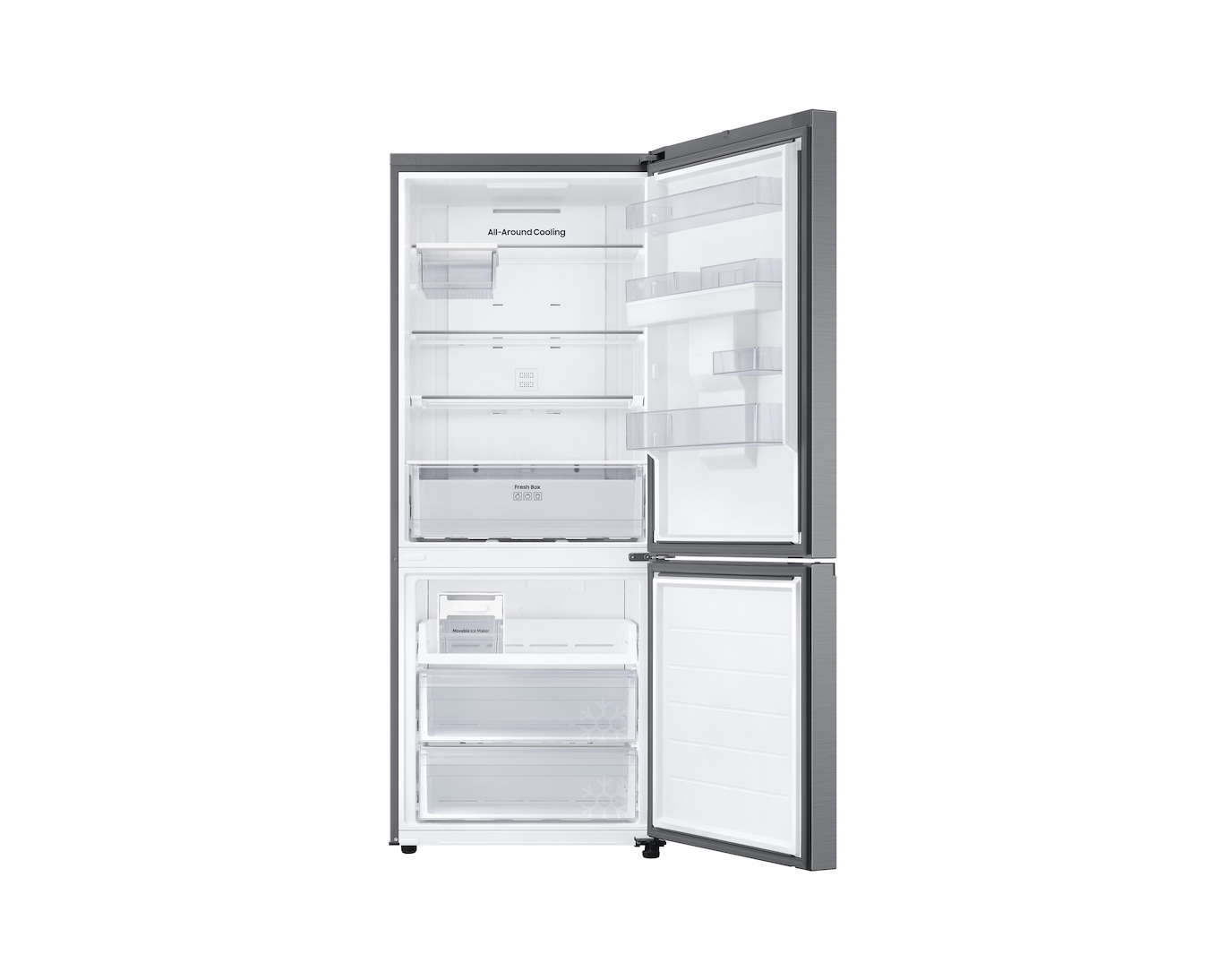 یخچال پایین فریزر سامسونگ مدل RB50DG632ES9AE استیل براق