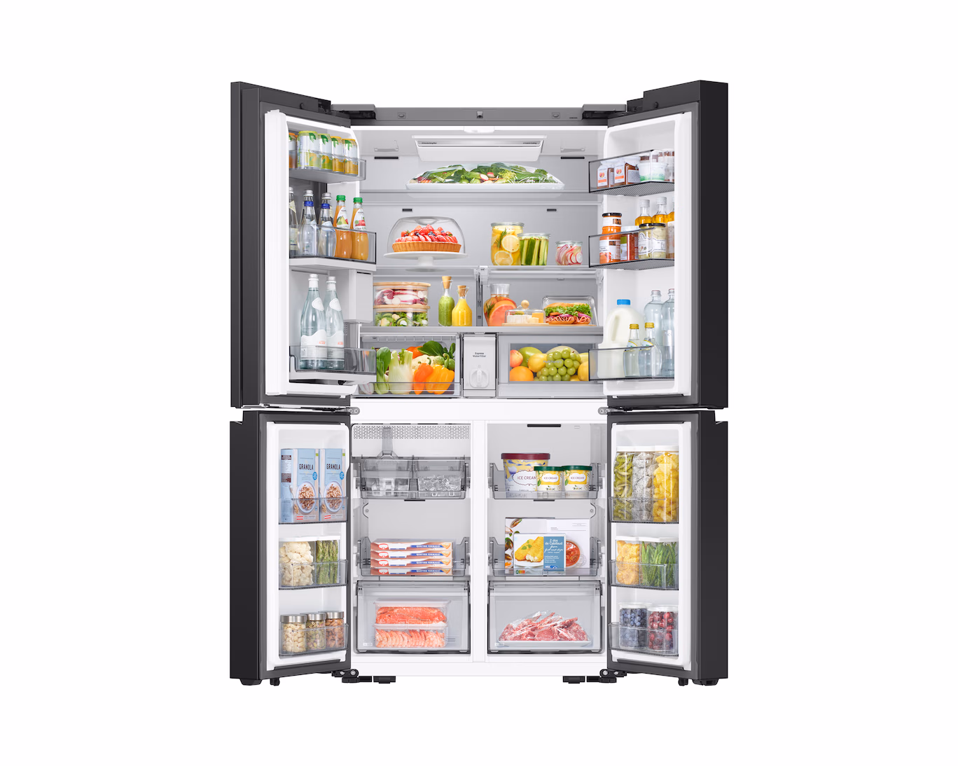 یخچال فریزر سامسونگ RM90F مشکی RM90F67CECEF